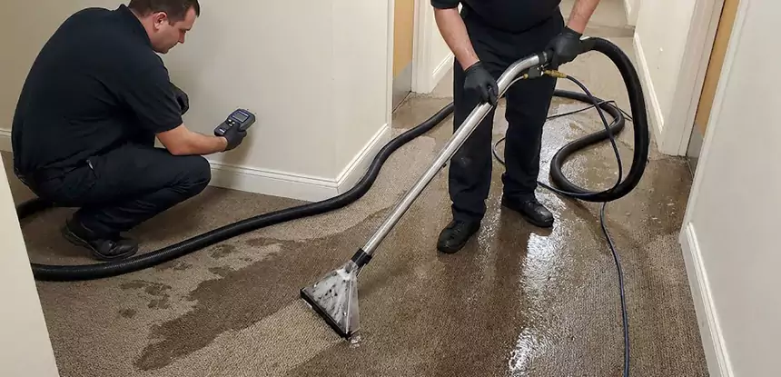 Basement Flooded Carpet Soaked Recovery in Ball Ground
