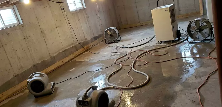 Large-Scale Water Damage Cleanup in Ball Ground